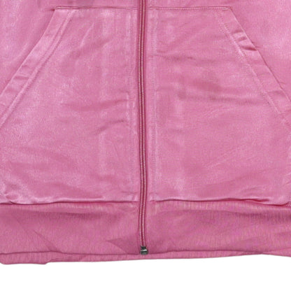 Womens UK Size L adidas Pink Full Zip Sweatshirt