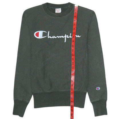 Mens UK Size S Champion Green Pullover Sweatshirt