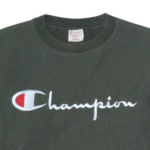 Mens UK Size S Champion Green Pullover Sweatshirt