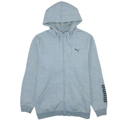 Mens UK Size XL PUMA Grey Full Zip Hoodie