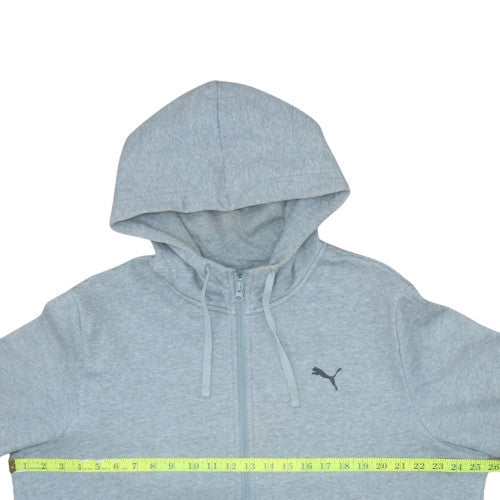 Mens UK Size XL PUMA Grey Full Zip Hoodie