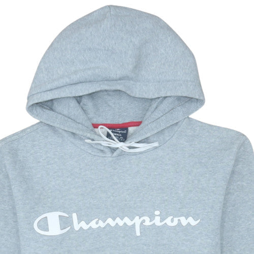 Mens UK Size S Champion Grey Pullover Hoodie