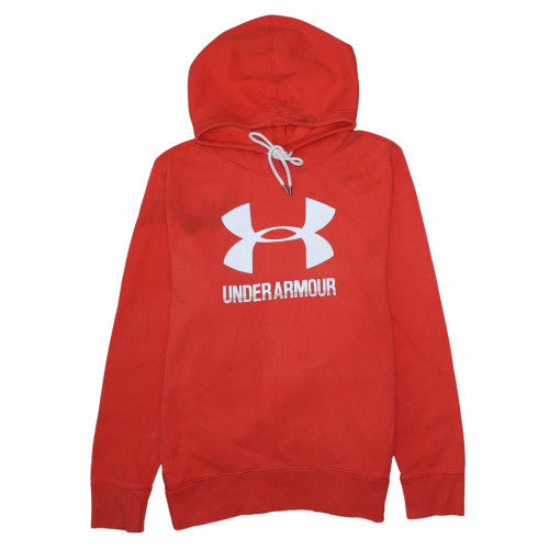 Mens UK Size XL Under armour Red Pullover Hoodie