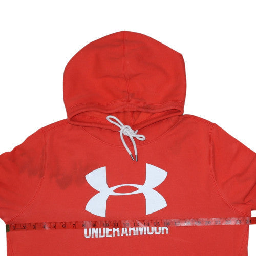Mens UK Size XL Under armour Red Pullover Hoodie