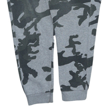 Nike Men’s Grey Camouflage Jogger Sweatpants Size S Fleece Activewear