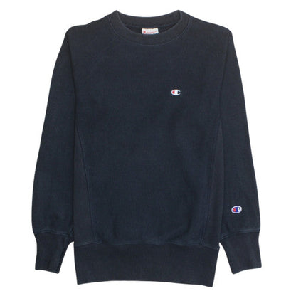 Mens UK Size XS Champion Black Pullover Sweatshirt