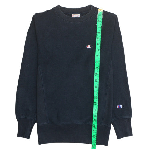 Mens UK Size XS Champion Black Pullover Sweatshirt