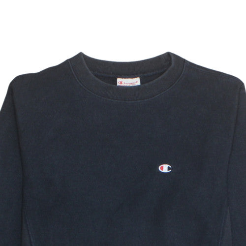 Mens UK Size XS Champion Black Pullover Sweatshirt