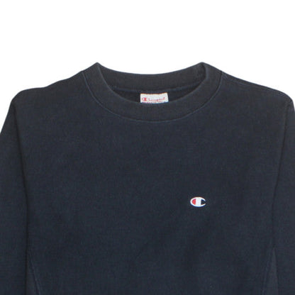 Mens UK Size XS Champion Black Pullover Sweatshirt