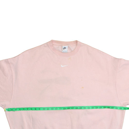 Womens UK Size M Nike Pink Pullover Sweatshirt
