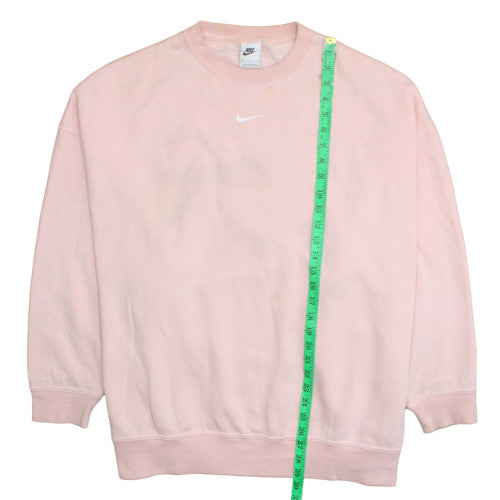 Womens UK Size M Nike Pink Pullover Sweatshirt