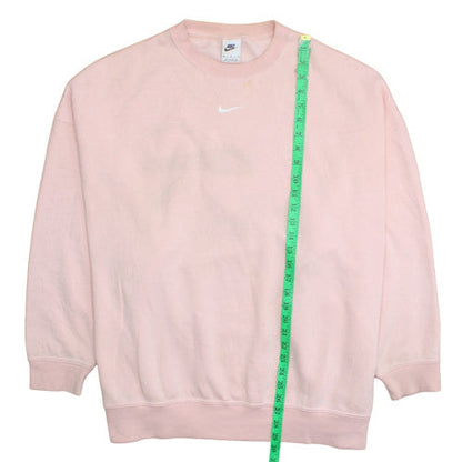 Womens UK Size M Nike Pink Pullover Sweatshirt