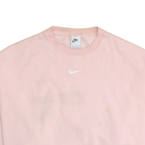Womens UK Size M Nike Pink Pullover Sweatshirt