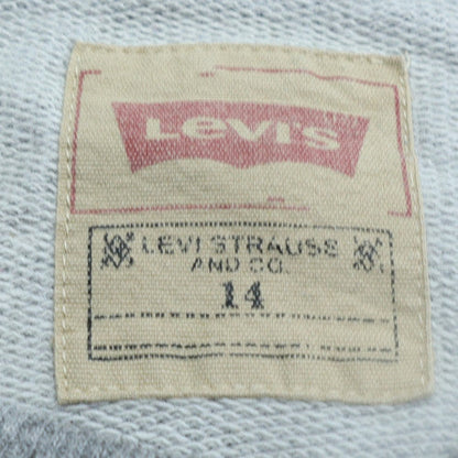 Levi's Boys Grey Logo Pullover Sweatshirt Size 14 Years Crew Neck