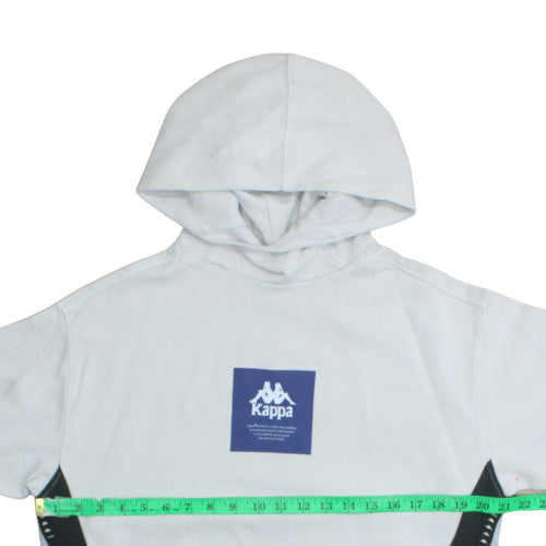 Boys UK Size 13-14 Years Kappa White Pullover Hoodie