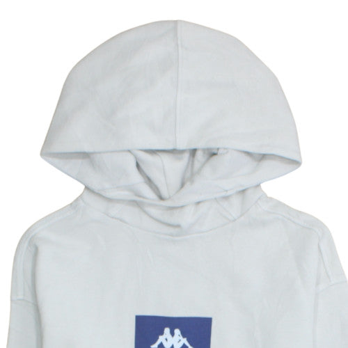 Boys UK Size 13-14 Years Kappa White Pullover Hoodie