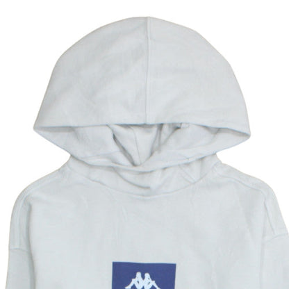 Boys UK Size 13-14 Years Kappa White Pullover Hoodie