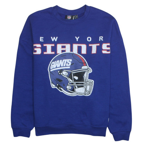Primark NFL New York Giants Blue Women's M Sweatshirt Crew Neck Pullover