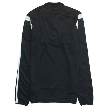 Mens UK Size S adidas Black 1/2 Zip Sweatshirt