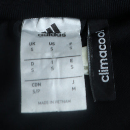 Mens UK Size S adidas Black 1/2 Zip Sweatshirt