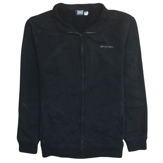 Animal Men's Black Fleece Full Zip Mid-Length Active Jacket Size M