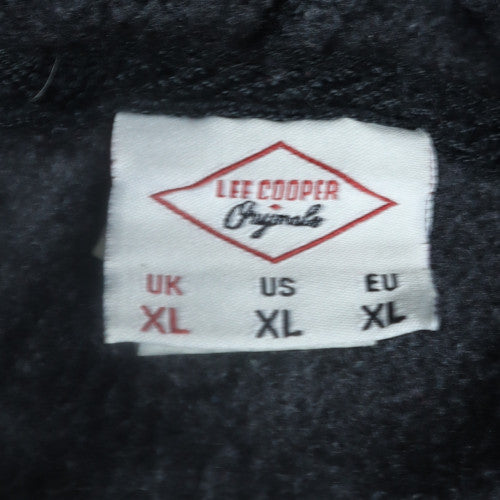 Mens UK Size XL Lee Cooper Black Full Zip Hoodie