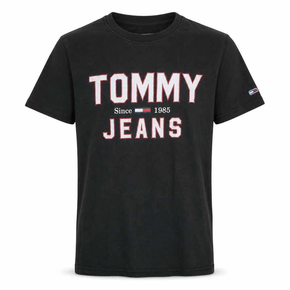 Mens UK Size S Tommy Jeans Black  T-Shirt