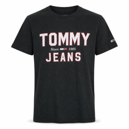 Mens UK Size S Tommy Jeans Black  T-Shirt