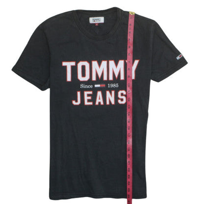 Mens UK Size S Tommy Jeans Black  T-Shirt