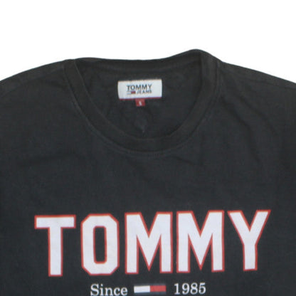 Mens UK Size S Tommy Jeans Black  T-Shirt