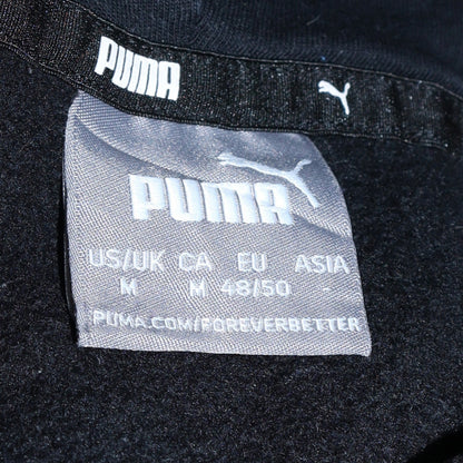 Mens UK Size M PUMA Black Pullover Hoodie
