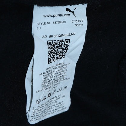 Mens UK Size M PUMA Black Pullover Hoodie