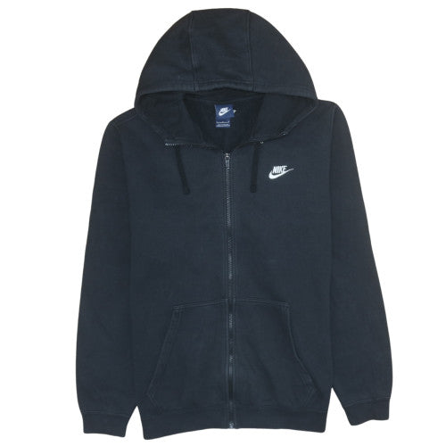 Mens UK Size L Nike Black Full Zip Hoodie