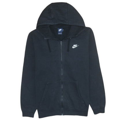 Mens UK Size L Nike Black Full Zip Hoodie