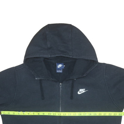 Mens UK Size L Nike Black Full Zip Hoodie
