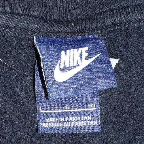 Mens UK Size L Nike Black Full Zip Hoodie