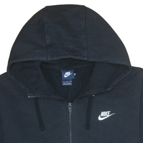 Mens UK Size L Nike Black Full Zip Hoodie