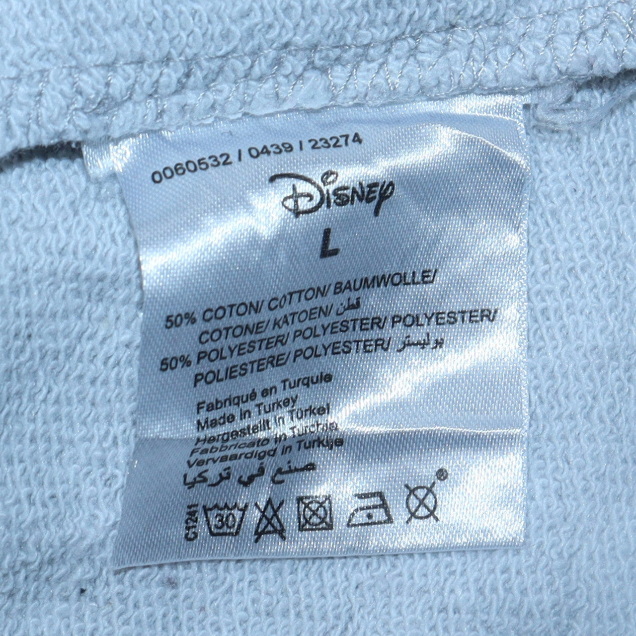 Womens UK Size L Disney Grey Pullover Hoodie
