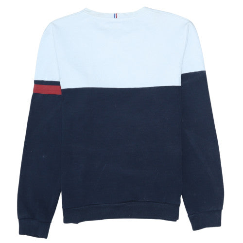 Mens UK Size M le coq sportif Blue Pullover Sweatshirt