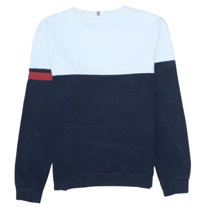 Mens UK Size M le coq sportif Blue Pullover Sweatshirt