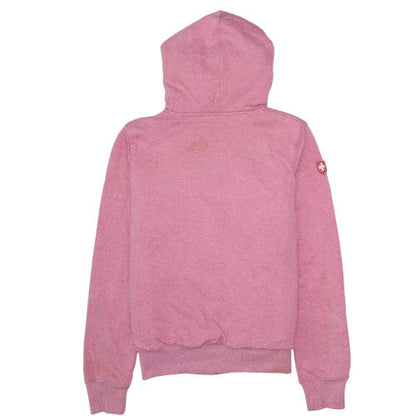 Womens UK Size M Alpine Club Switzerland Pink Full Zip Hoodie