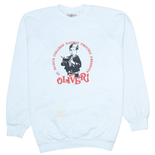 Mens UK Size L Connolly White Pullover Sweatshirt