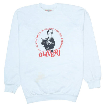 Mens UK Size L Connolly White Pullover Sweatshirt