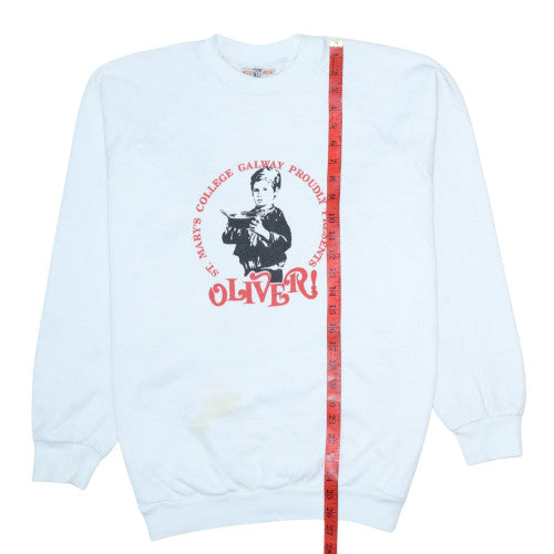Mens UK Size L Connolly White Pullover Sweatshirt