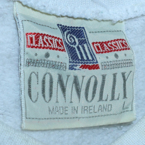 Mens UK Size L Connolly White Pullover Sweatshirt