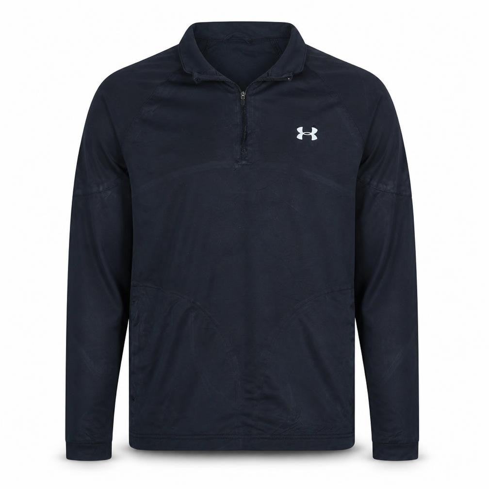 Mens UK Size L Under armour Black 1/4 Zip Sweatshirt