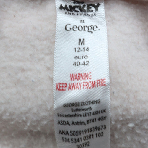 Womens UK Size M George Pink Pullover Sweatshirt