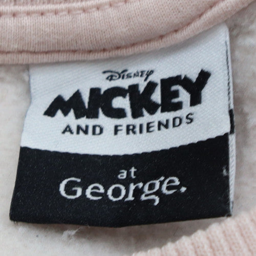 Womens UK Size M George Pink Pullover Sweatshirt