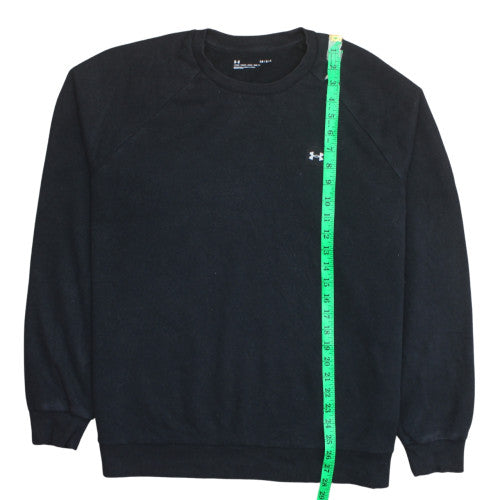 Mens UK Size L Under armour Black Pullover Sweatshirt