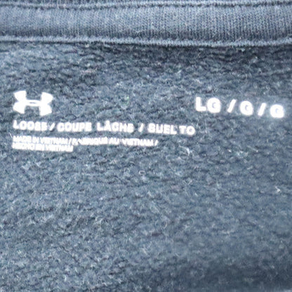 Mens UK Size L Under armour Black Pullover Sweatshirt